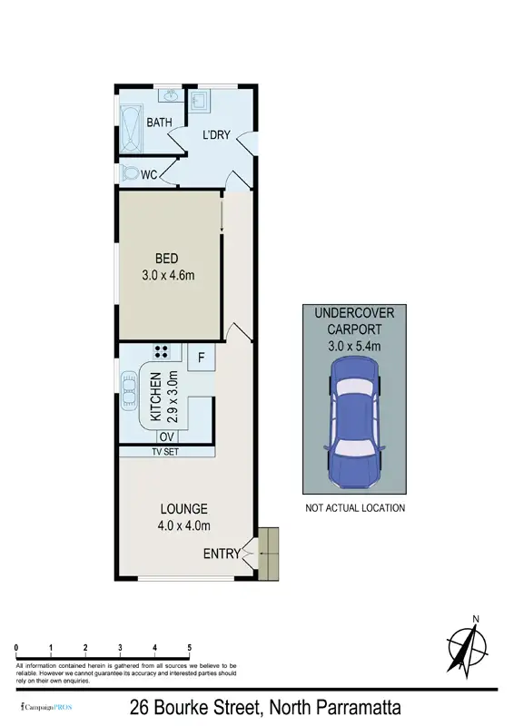 Floorplan of Homely house listing, 26 Bourke Street, North Parramatta NSW 2151