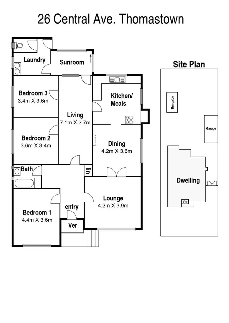 Floorplan of Homely house listing, 26 Central Avenue, Thomastown VIC 3074