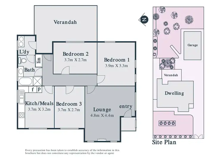 Floorplan of Homely house listing, 6 Rita Street, Preston VIC 3072