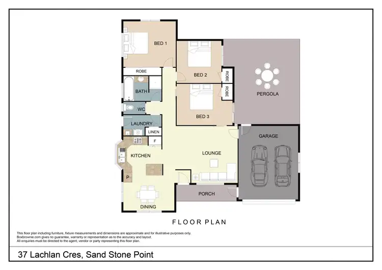 Floorplan of Homely house listing, 37 Lachlan Crescent, Sandstone Point QLD 4511