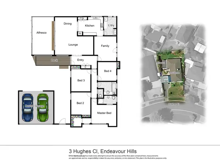 Floorplan of Homely house listing, 3 Hughes Close, Endeavour Hills VIC 3802