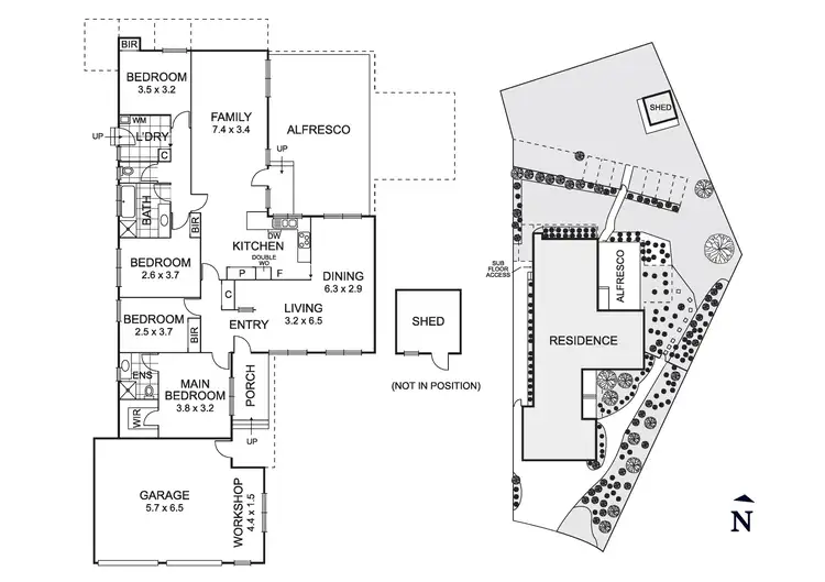 Floorplan of Homely house listing, 3 Ferndale Close, Werribee VIC 3030
