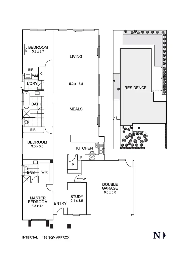 Floorplan of Homely house listing, 5 Madina Street, Fawkner VIC 3060