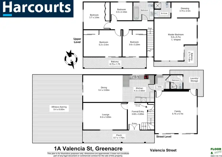 Floorplan of Homely house listing, 1A Valencia Street, Greenacre NSW 2190