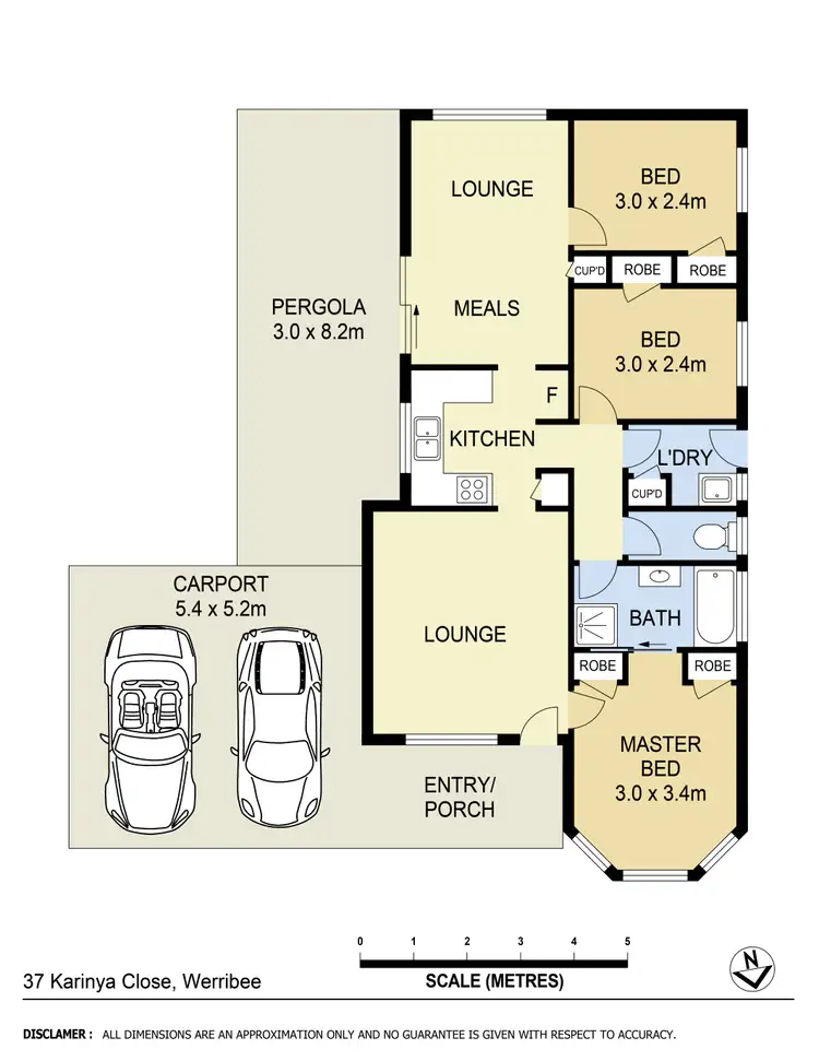 Floorplan of Homely house listing, 37 Karinya Close, Werribee VIC 3030