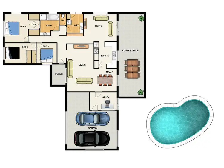 Floorplan of Homely house listing, 13 Arbour Way, Regents Park QLD 4118