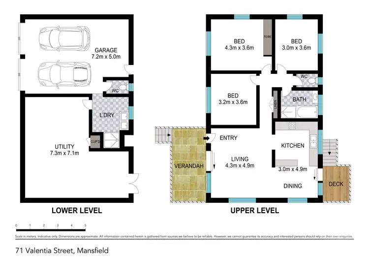 Floorplan of Homely house listing, 71 Valentia Street, Mansfield QLD 4122