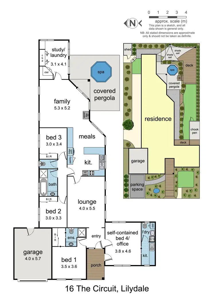 Floorplan of Homely house listing, 16 The Circuit, Lilydale VIC 3140