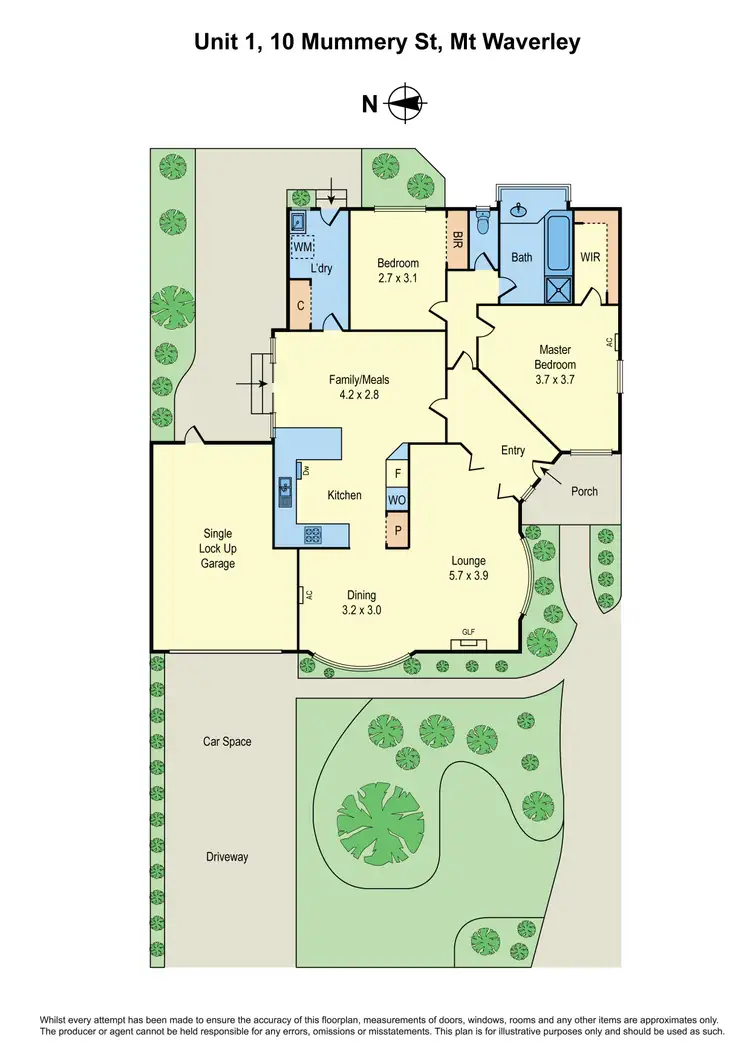 Floorplan of Homely unit listing, 1/10 Mummery Street, Mount Waverley VIC 3149