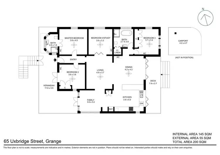 Floorplan of Homely house listing, 65 Uxbridge Street, Grange QLD 4051