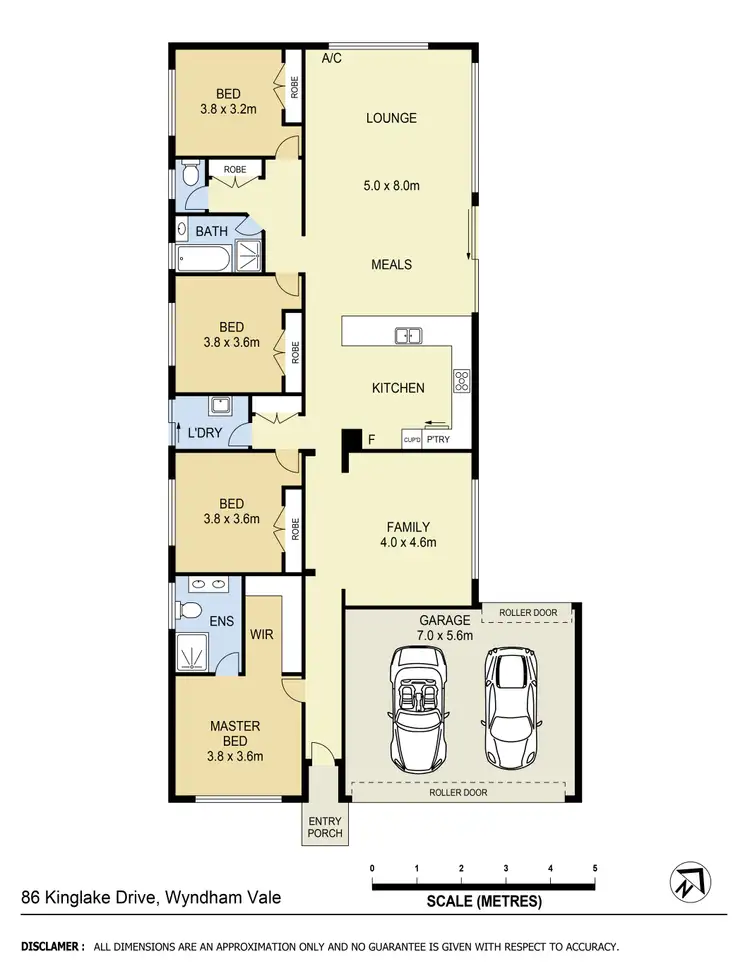 Floorplan of Homely house listing, 86 Kinglake Drive, Manor Lakes VIC 3024