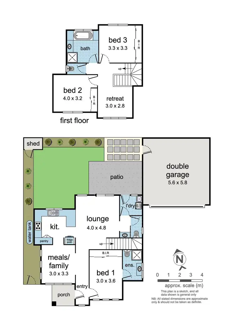 Floorplan of Homely townhouse listing, 5/32 Karingal Street, Croydon North VIC 3136