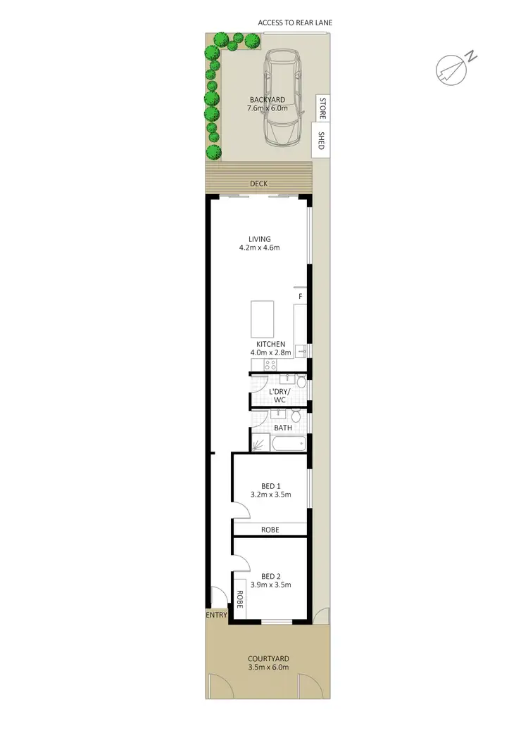 Floorplan of Homely house listing, 49 Despointes Street, Marrickville NSW 2204