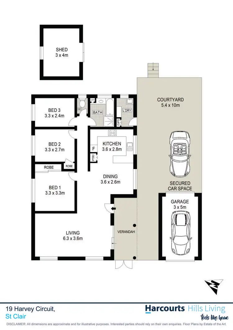 Floorplan of Homely house listing, 19 Harvey Circuit, St Clair NSW 2759