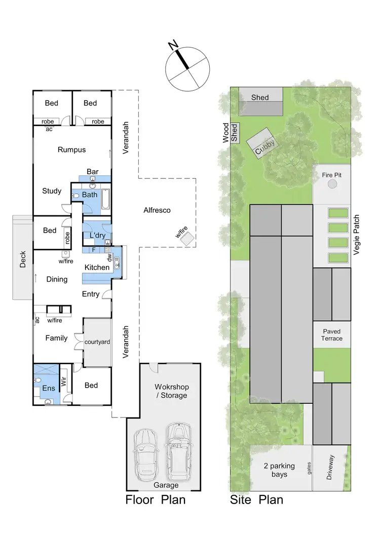 Floorplan of Homely house listing, 11 Alexandrina Road, Mount Martha VIC 3934
