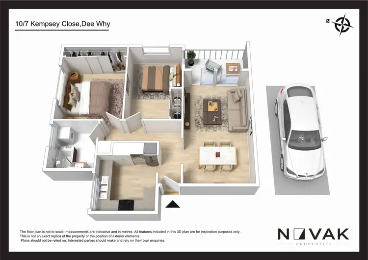 Floorplan of Homely apartment listing, 10/7 Kempsey Close, Dee Why NSW 2099