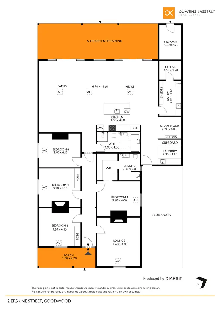 Floorplan of Homely house listing, 2 Erskine Street, Goodwood SA 5034