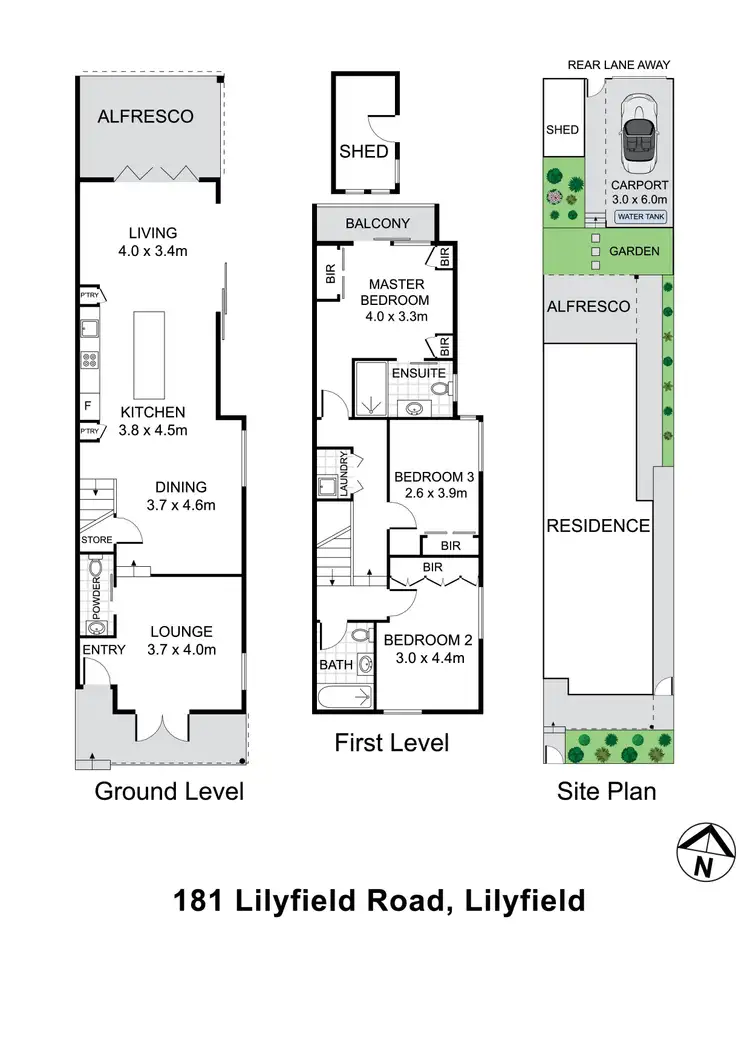 Floorplan of Homely house listing, 181 Lilyfield Road, Lilyfield NSW 2040