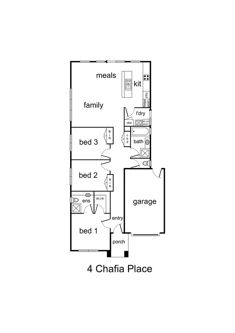 Floorplan of Homely house listing, 4 Chafia Place, Lavington NSW 2641
