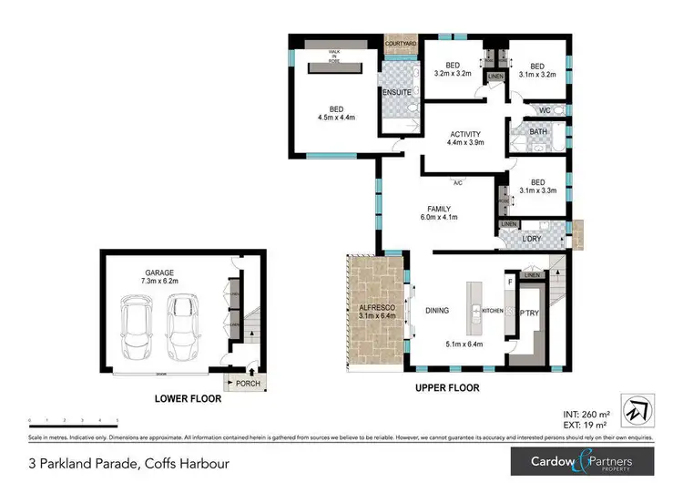 Floorplan of Homely house listing, 3 Parkland Parade, Coffs Harbour NSW 2450