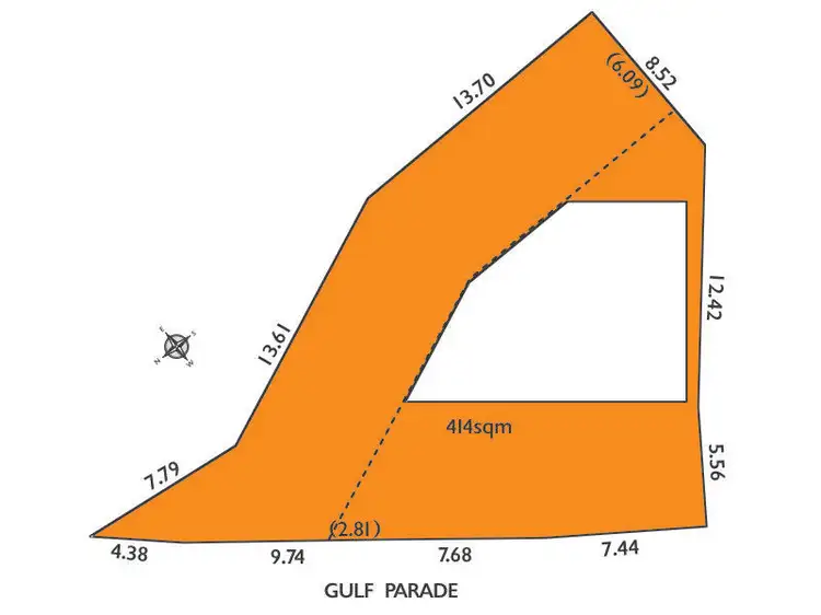 Floorplan of Homely land listing, 91 Gulf Parade, Maslin Beach SA 5170