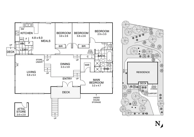Floorplan of Homely house listing, 25 Bainbridge Drive, Eltham VIC 3095