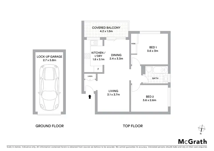 Floorplan of Homely unit listing, 11/81 Forest Road, Arncliffe NSW 2205