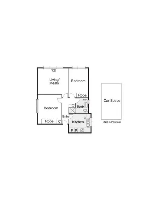 Floorplan of Homely apartment listing, 8/26 Ruskin Street, Elwood VIC 3184