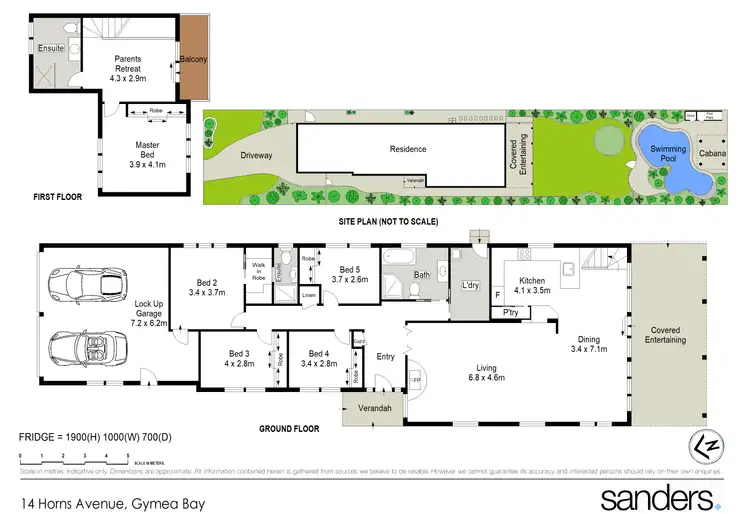 Floorplan of Homely house listing, 14 Horns Avenue, Gymea Bay NSW 2227