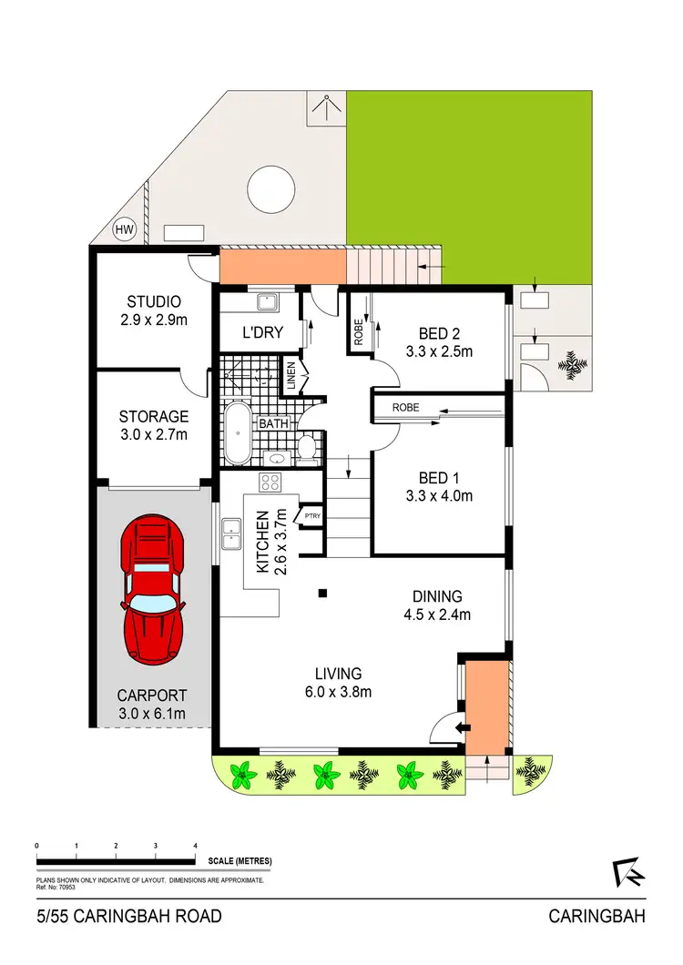 Floorplan of Homely villa listing, 5/55 Caringbah Road, Caringbah NSW 2229