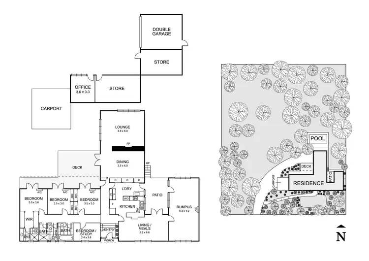 Floorplan of Homely house listing, 13 Nambour Road, Templestowe VIC 3106