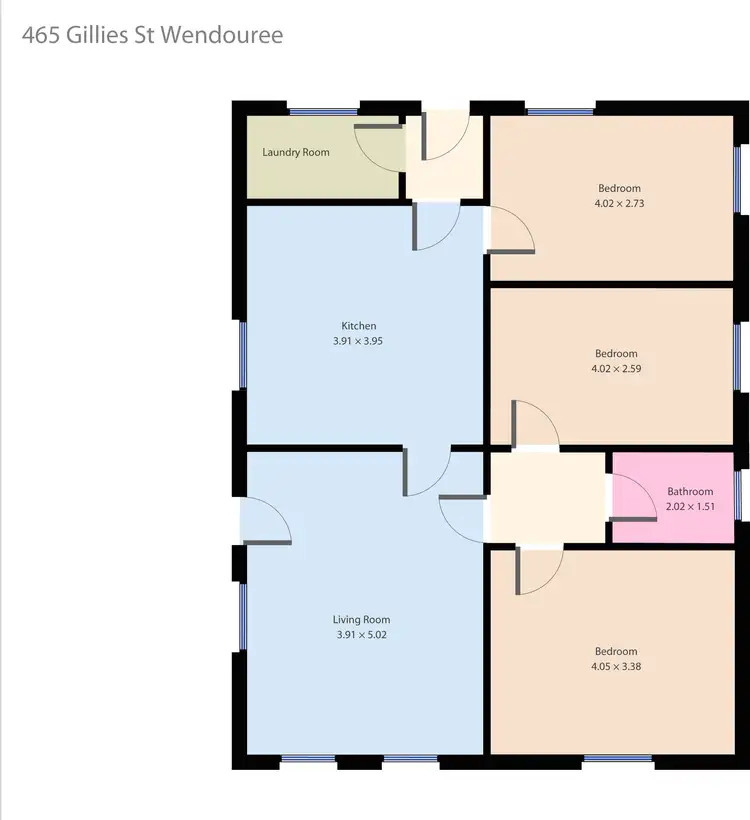 Floorplan of Homely house listing, 465 Gillies Street North, Wendouree VIC 3355