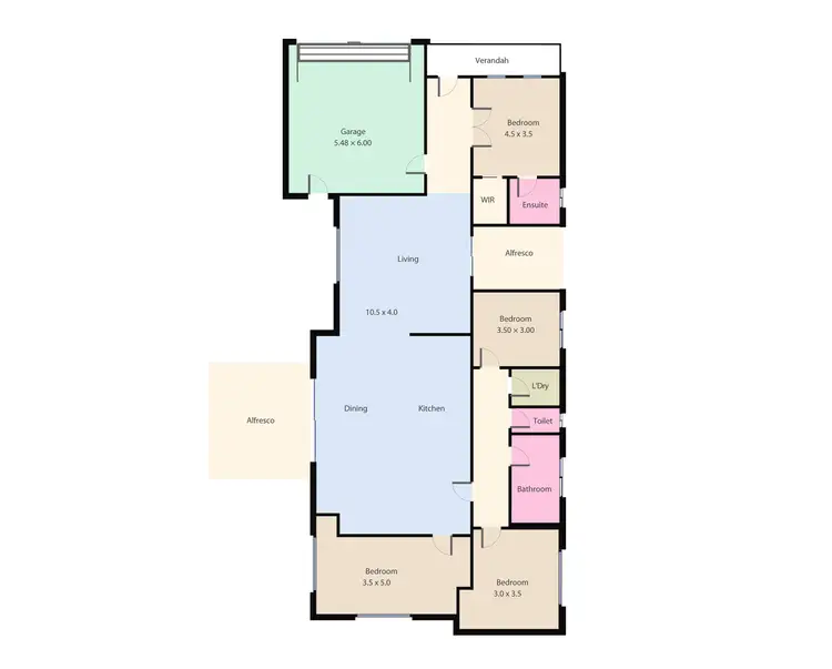 Floorplan of Homely house listing, 9 Namron Court, Miners Rest VIC 3352
