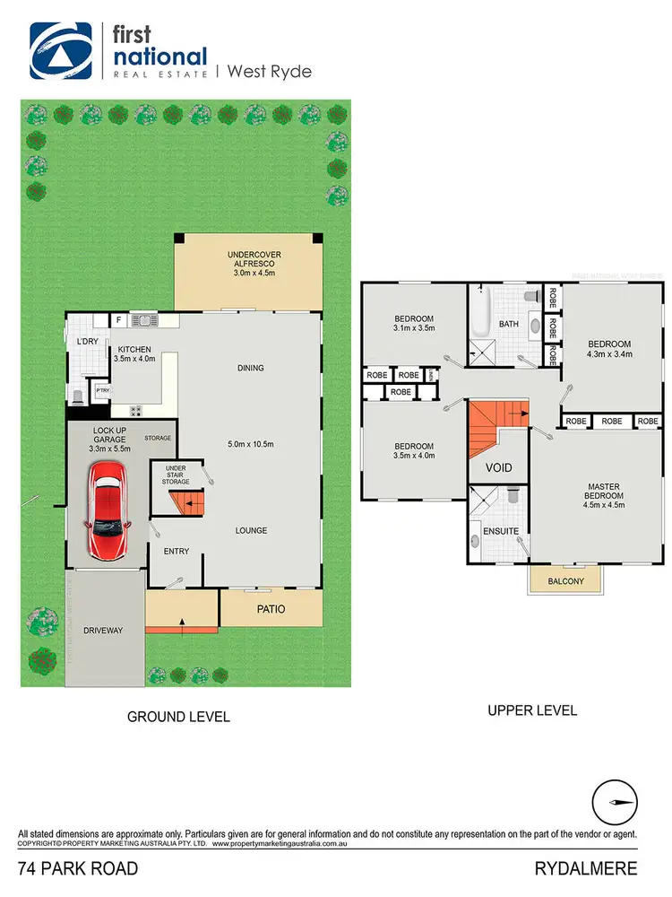 Floorplan of Homely house listing, 74 Park Road, Rydalmere NSW 2116