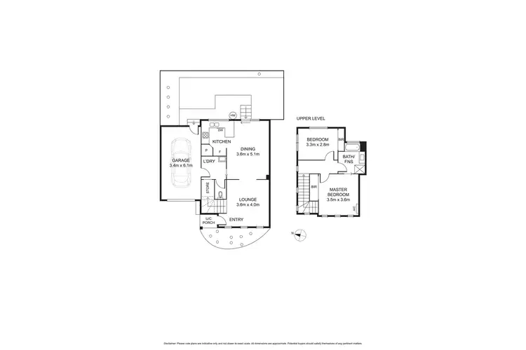 Floorplan of Homely townhouse listing, 3/126 Brunswick Road, Mitcham VIC 3132