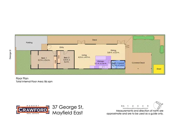 Floorplan of Homely house listing, 37 George Street, Mayfield East NSW 2304