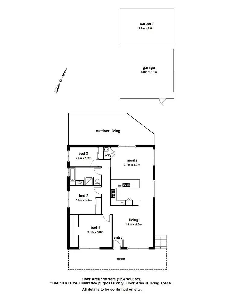 Floorplan of Homely house listing, 35 Hannover Road, Healesville VIC 3777