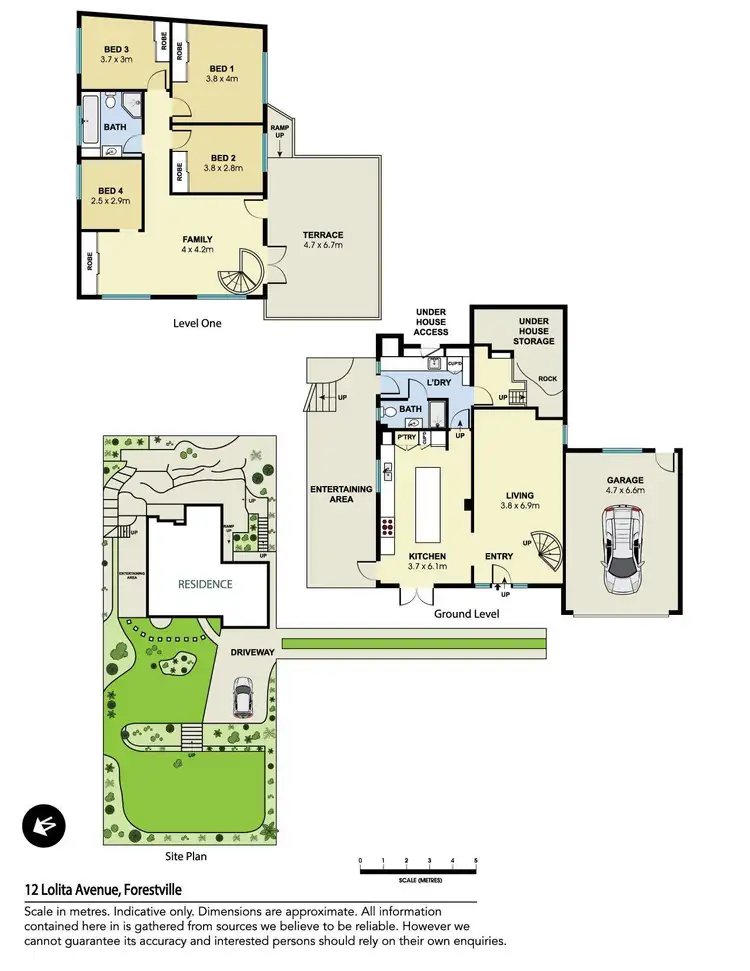 Floorplan of Homely house listing, 12 Lolita Avenue, Forestville NSW 2087