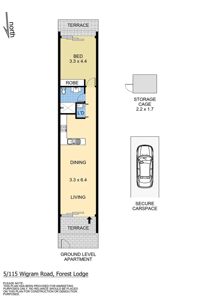 Floorplan of Homely apartment listing, 5/115 Wigram Road, Forest Lodge NSW 2037