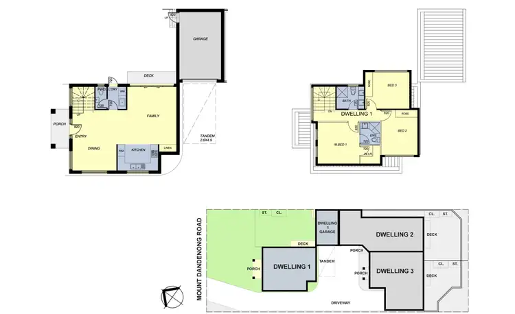 Floorplan of Homely townhouse listing, 1/172 Mt Dandenong Road, Ringwood East VIC 3135