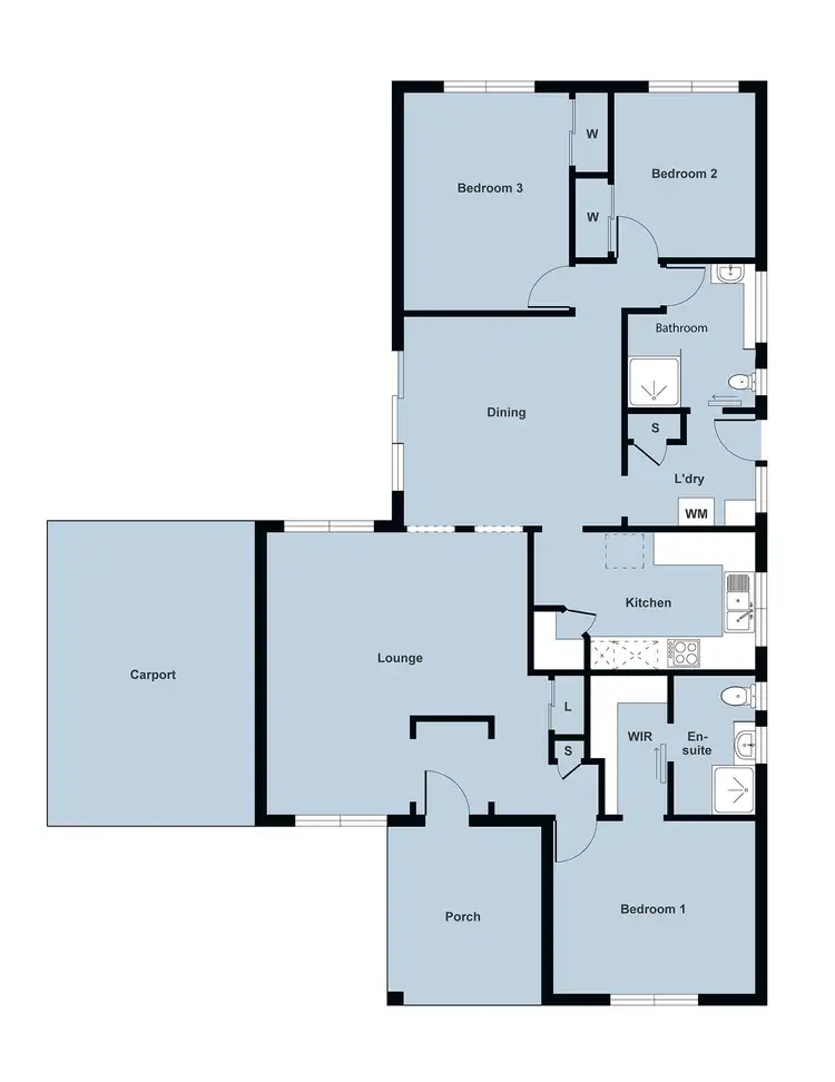 Floorplan of Homely house listing, 11 Ironbark Drive, Maryborough VIC 3465