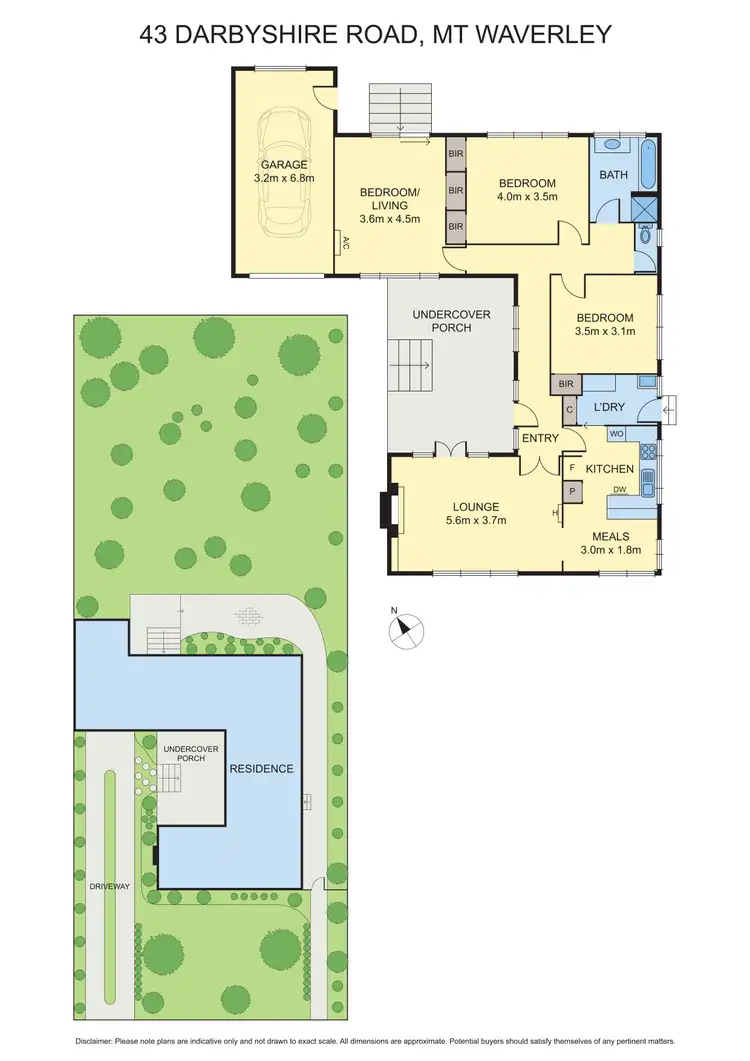 Floorplan of Homely house listing, 43 Darbyshire Road, Mount Waverley VIC 3149