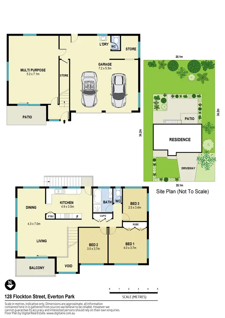 Floorplan of Homely house listing, 128 Flockton Street, Everton Park QLD 4053