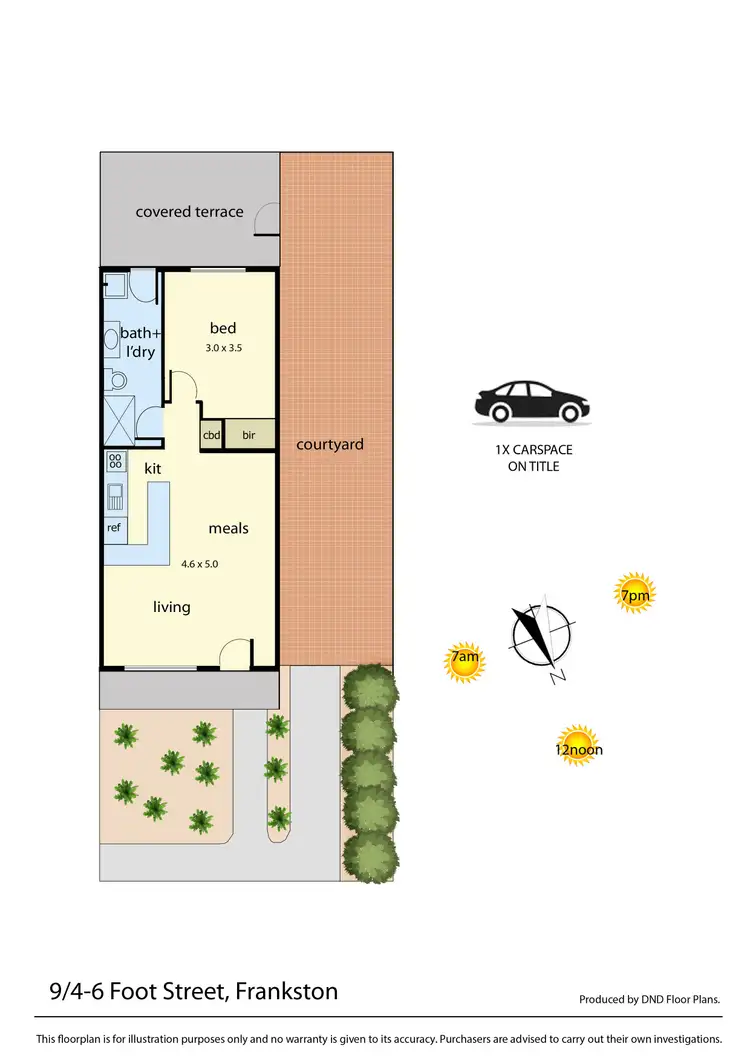Floorplan of Homely unit listing, 9/4-6 Foot Street, Frankston VIC 3199