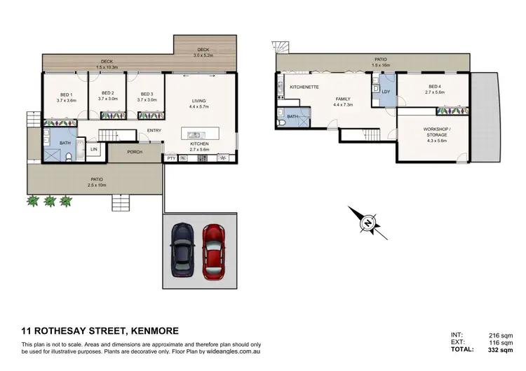 Floorplan of Homely house listing, 11 Rothesay Street, Kenmore QLD 4069