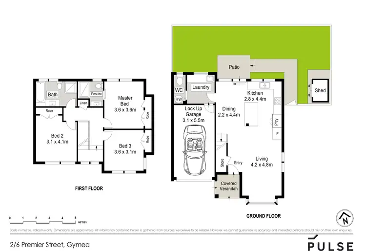 Floorplan of Homely townhouse listing, 2/6 Premier Street, Gymea NSW 2227
