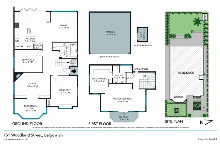 Floorplan of Homely house listing, 151 Woodland Street, Balgowlah NSW 2093