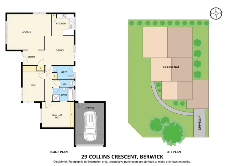 Floorplan of Homely house listing, 29 Collins Crescent, Berwick VIC 3806