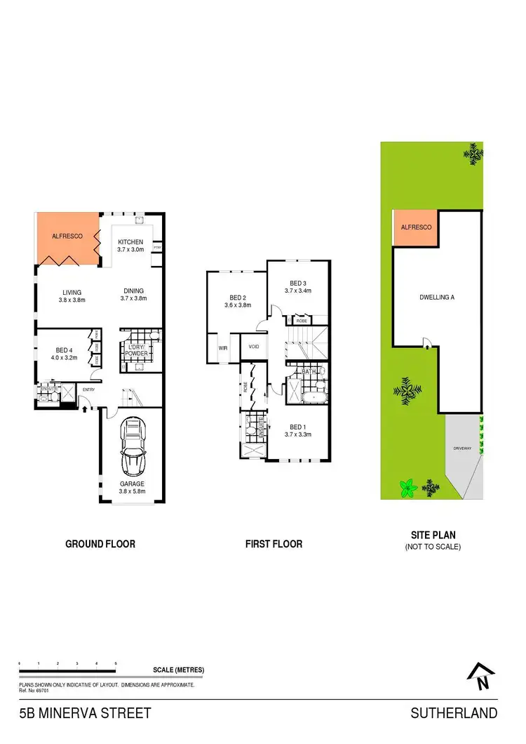 Floorplan of Homely house listing, 5b Minerva Street, Kirrawee NSW 2232