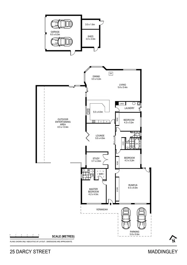 Floorplan of Homely house listing, 25 Darcy Street, Maddingley VIC 3340